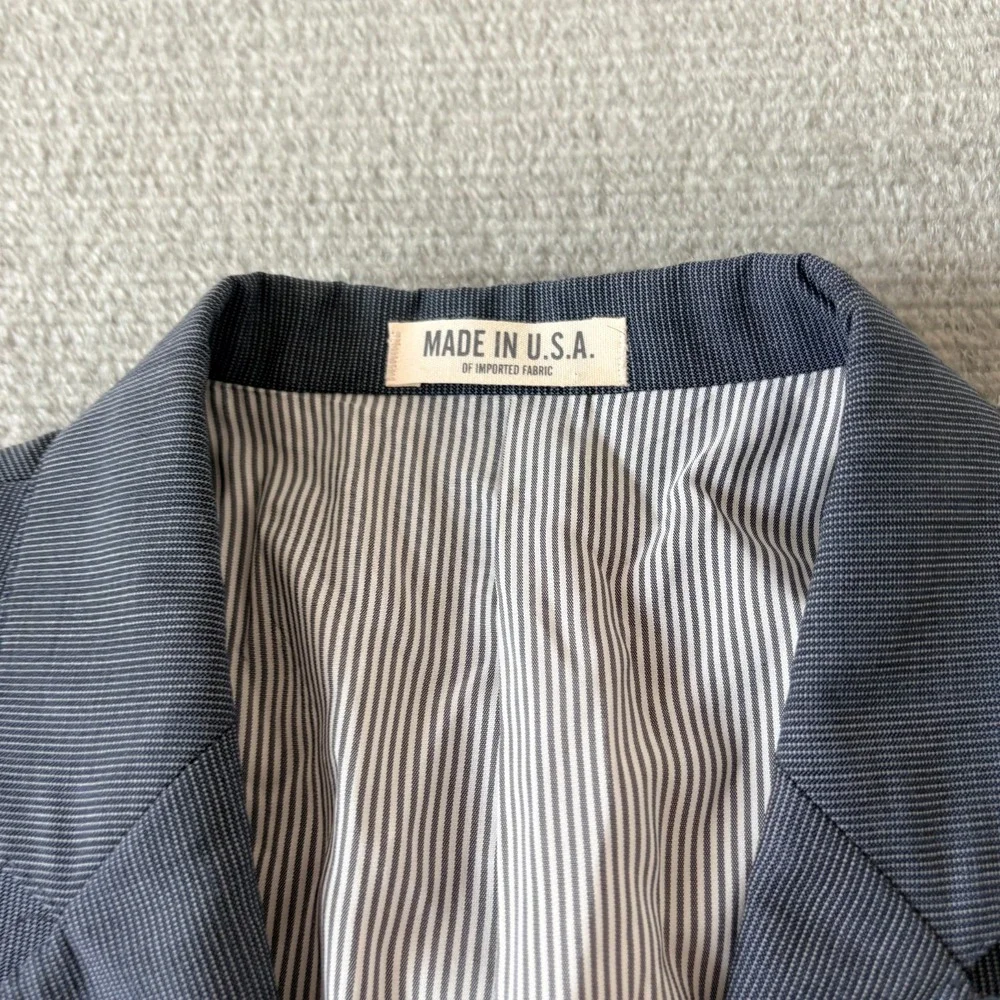 Todd Snyder Blazer Mens 40R  Wool Mayfair Fit Twill Blue Sport Coat Jacket
